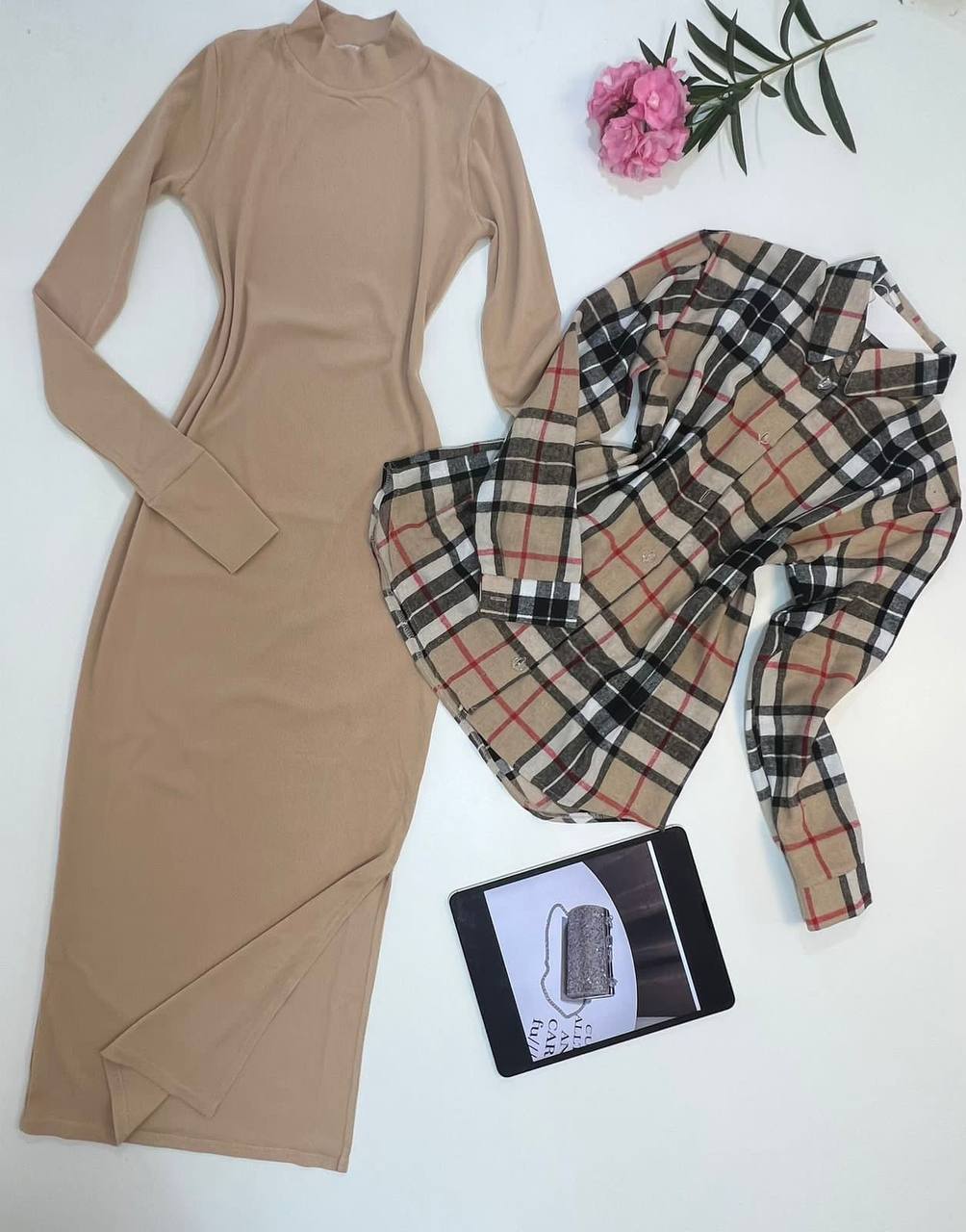 Tight sales burberry dress