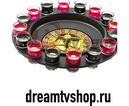 Игра застольная "Пьяная рулетка", 16 рюмок, код 111774